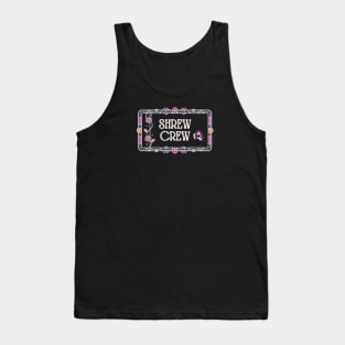Shrew Crew Witchy Vibes White and Pink Tank Top